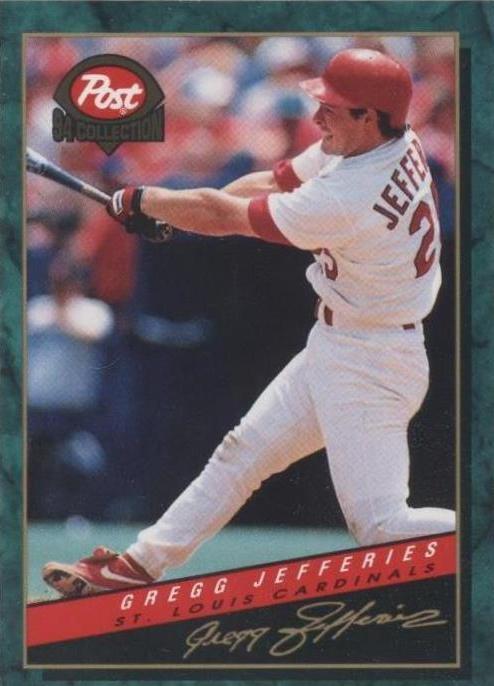 1994 Post Collection - Gregg Jefferies #28