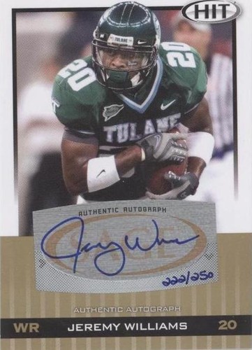 2010 SAGE Hit Jeremy Williams #A20