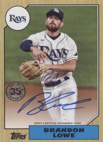 2022 Topps Series 1 - Brandon Lowe #87BA-BL