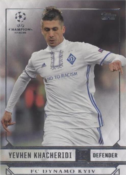 2016-17 Topps UCL Showcase Yevhen Khacheridi #80