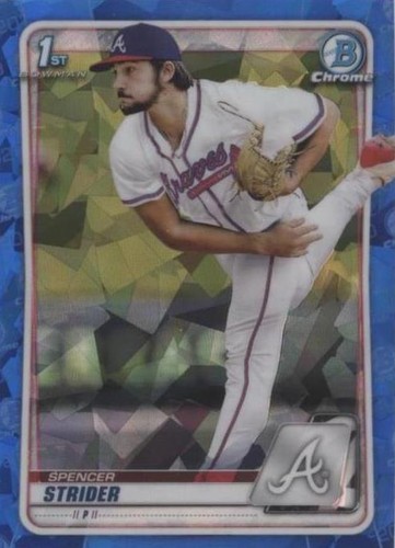 2020 Bowman Chrome Draft Sapphire Edition - Spencer Strider #BD-20