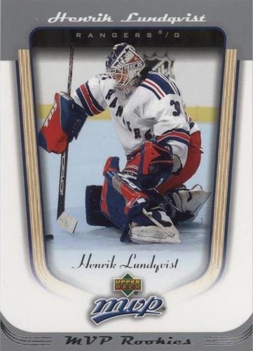 2005-06 Upper Deck MVP - Henrik Lundqvist #418