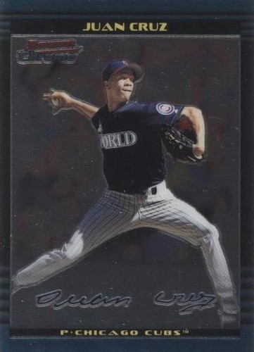 2002 Bowman Chrome - Juan Cruz #116