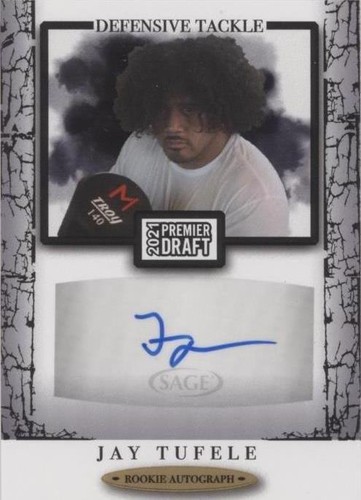 2021 Sage Premier Draft Jay Tufele #A12