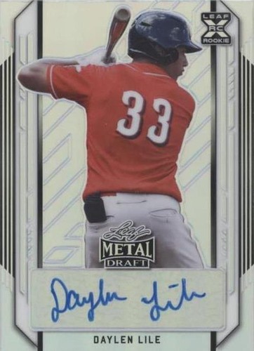 2021 Leaf Metal Draft - Daylen Lile #BA-DL1