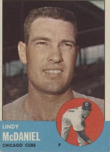 1963 Topps - Lindy McDaniel #329