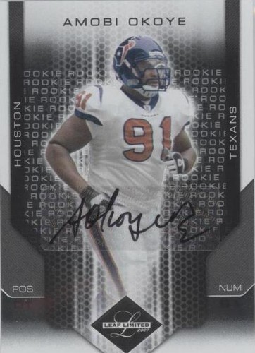 2007 Leaf Limited Amobi Okoye #253