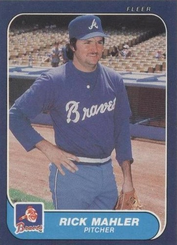 1986 Fleer - Rick Mahler #521