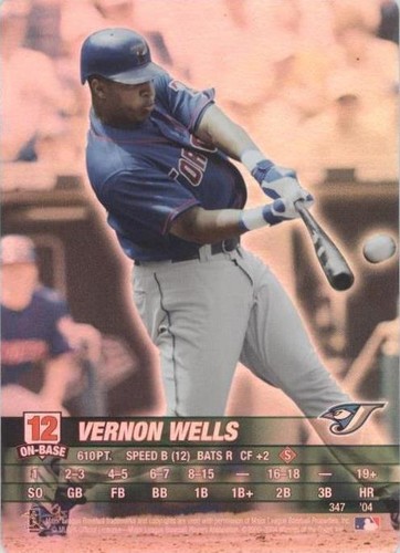 2004 MLB Showdown - Vernon Wells #347