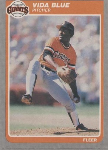 1985 Fleer Update - Vida Blue #U-7