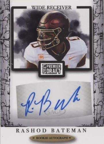 2021 Sage Premier Draft Rashod Bateman #A20