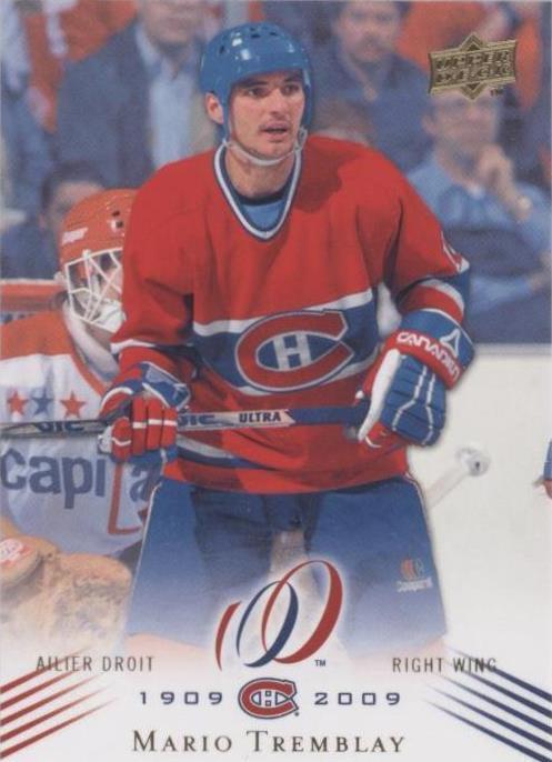 2008-09 Upper Deck Montreal Canadiens Centennial Set - Mario Tremblay #144