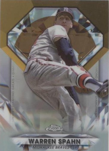 2022 Topps Chrome Update Series - Warren Spahn #DGC-63
