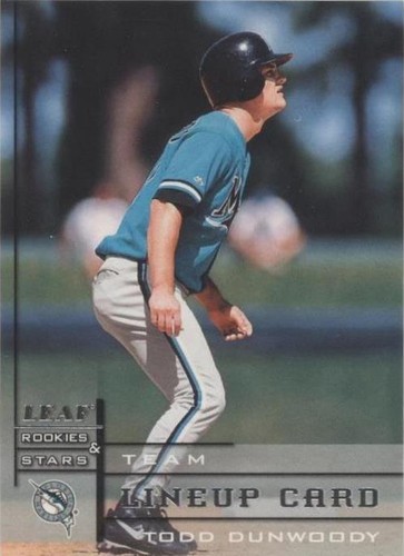 1998 Leaf Rookies & Stars - Todd Dunwoody #176
