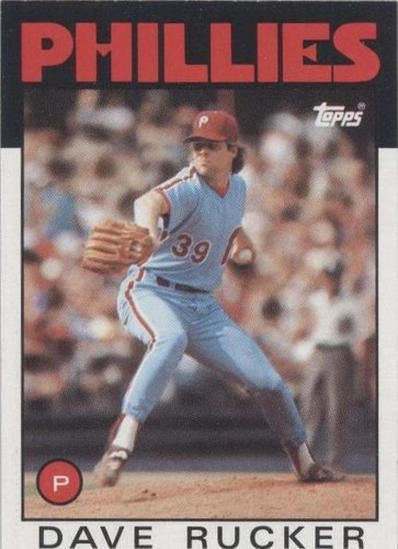 1986 Topps - Dave Rucker #39