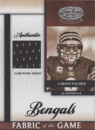 2008 Leaf Certified Materials Carson Palmer #FOG-94