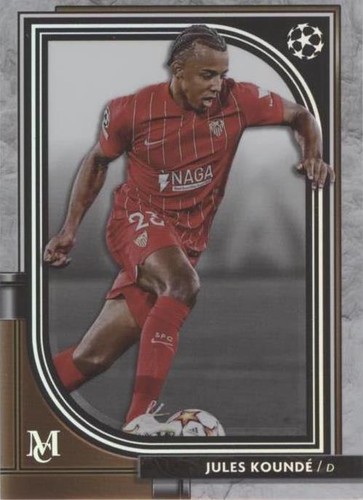 2021-22 Topps Museum Collection UCL Jules Kounde #21