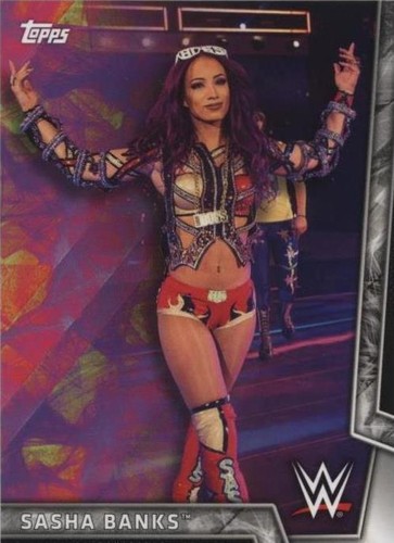 2018 Topps WWE Women's Division - Sasha Banks #28