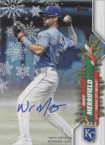 2020 Topps Holiday - Whit Merrifield #HWA-WM
