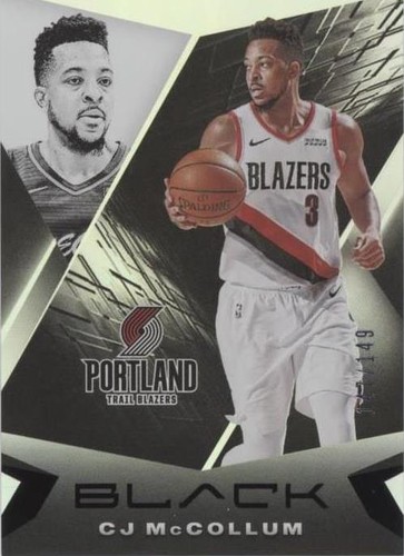 2020-21 Panini Black - C.J. McCollum #63
