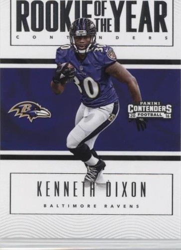2016 Panini Contenders Kenneth Dixon #4