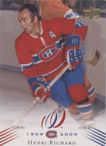 2008-09 Upper Deck Montreal Canadiens Centennial Set - Henri Richard #35