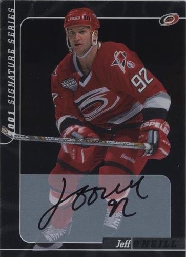 2000-01 In the Game Be A Player Signature Series - Jeff O'Neill #34