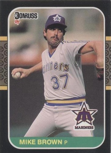 1987 Donruss - Mike Brown #563