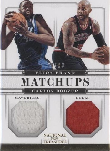 2012-13 Panini National Treasures - Carlos Boozer/Elton Brand #47