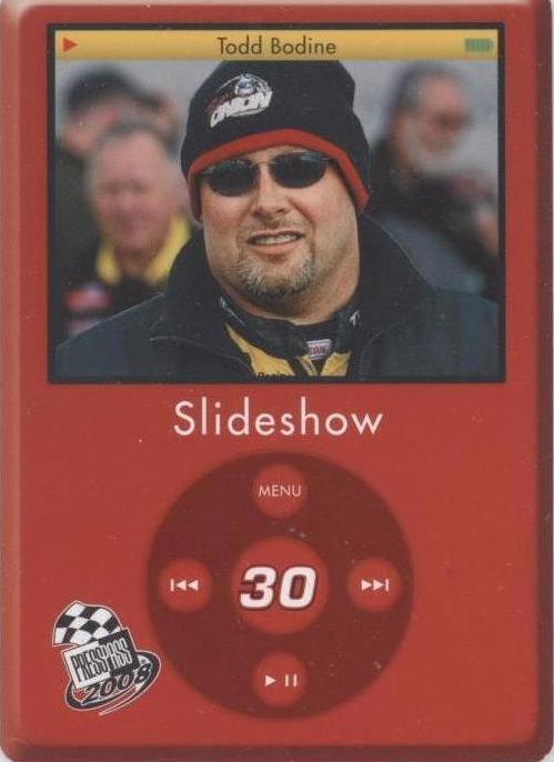 2008 Press Pass - Todd Bodine #SS7