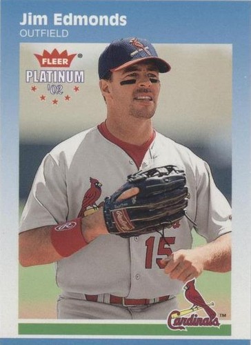 2002 Fleer Platinum - Jim Edmonds #199