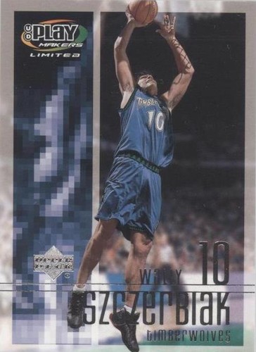 2001-02 UD Playmakers Limited - Wally Szczerbiak #57