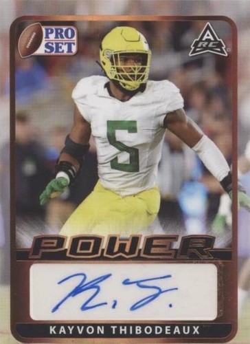 2021 Leaf Pro Set Power Kayvon Thibodeaux #BA-KT2