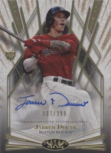 2022 Topps Tier One - Jarren Duran #BOA-JND