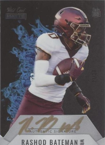 2021 Wild Card MATTE Rashod Bateman #MRHR-19