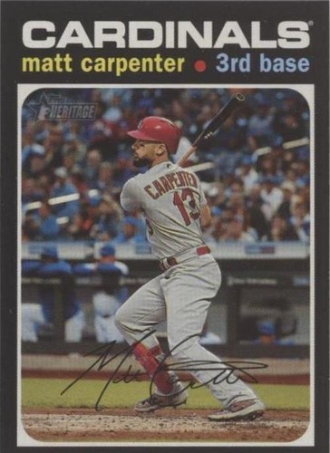 2020 Topps Heritage - Matt Carpenter #370