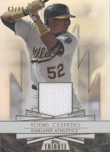 2014 Topps Tribute - Yoenis Cespedes #FYR-YC