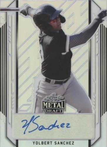 2021 Leaf Metal Draft - Yolbert Sanchez #BA-YS1