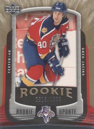 2005-06 Upper Deck Rookie Update - Greg Jacina #135