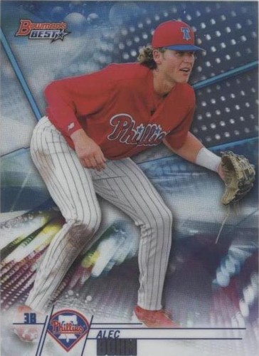 ALEC BOHM 2018 BOWMAN CHROME DRAFT REFRACTOR 1ST RC #BDC25 PSA 10