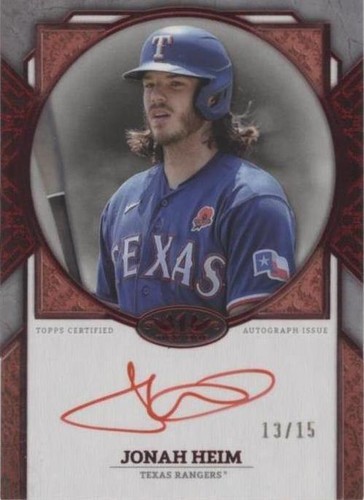 2024 Topps Tier One - Jonah Heim #NLA-JH
