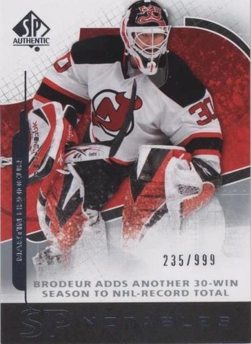 2008-09 SP Authentic - Martin Brodeur #131