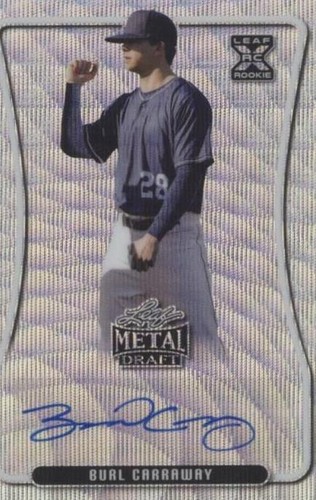 2020 Leaf Metal Draft - Burl Carraway #BA-BC1