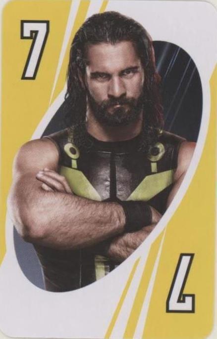 2017 Mattel WWE Uno - Seth Rollins #7Y
