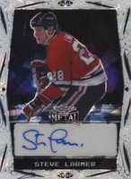 2024 Leaf Metal Legends - Steve Larmer #BA-SL1