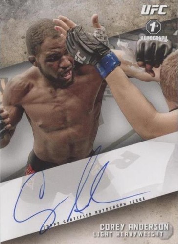 2015 Topps UFC Knockout - Corey Anderson #KOA-CA