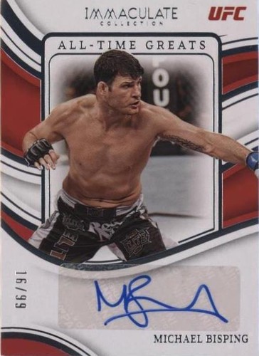 2023 Panini Immaculate Collection UFC - Michael Bisping #AG-MBS