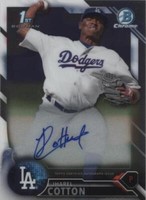 2016 Bowman - Jharel Cotton #CPA-JC