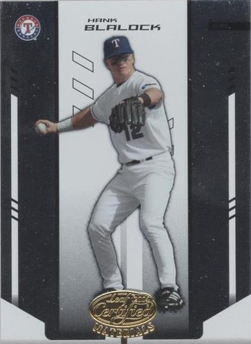 2004 Leaf Certified Materials - Hank Blalock #70