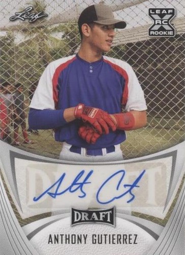 2021 Leaf Draft - Anthony Gutierrez #BA-AG1